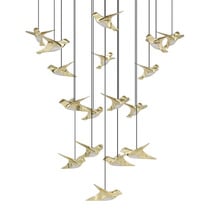 Paratebueno Steel LED 17 Light Pendant